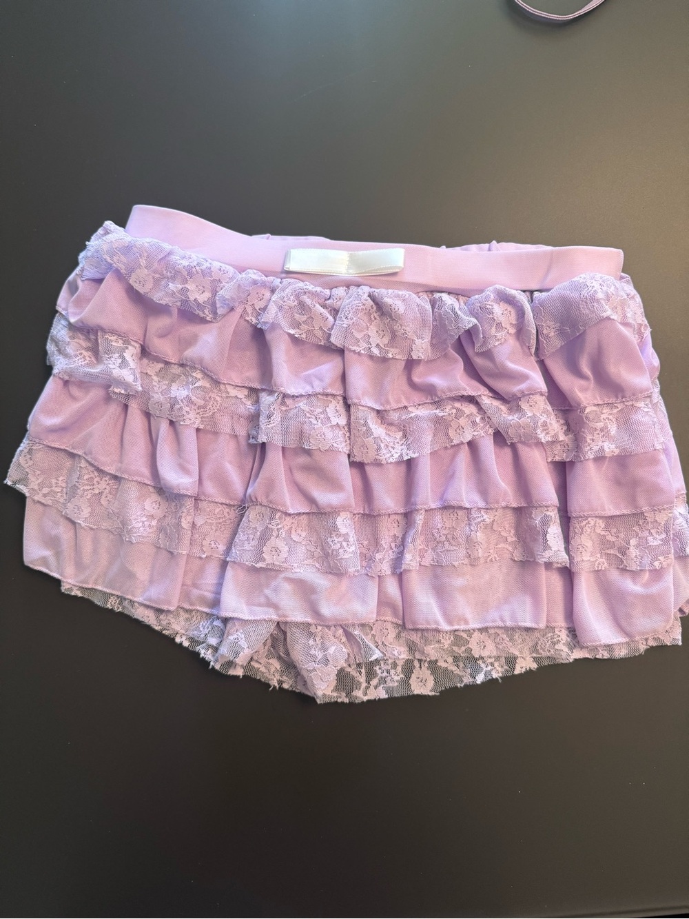 Lilac Ruffle Corset Rave Set - Picture 6 of 16